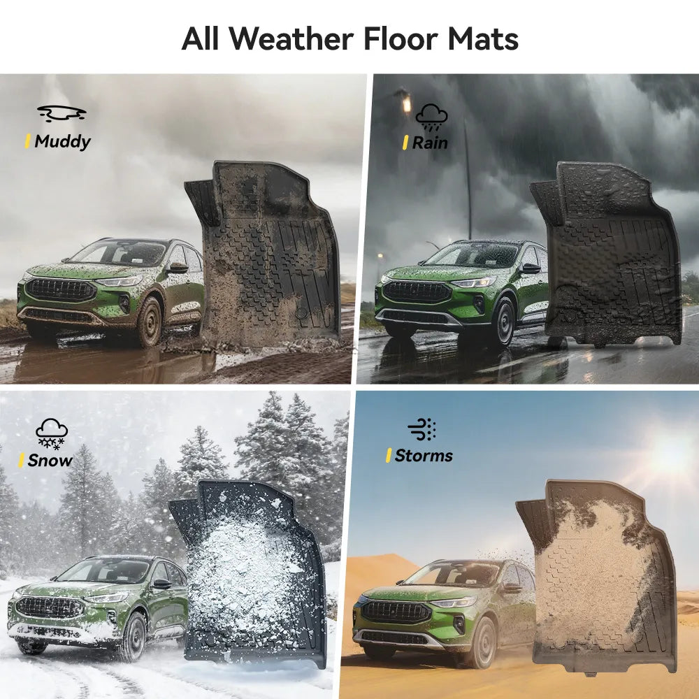 3W Custom All Weather Car Mats for Ford Kuga 2019-2025 RHD 3Wliners AU