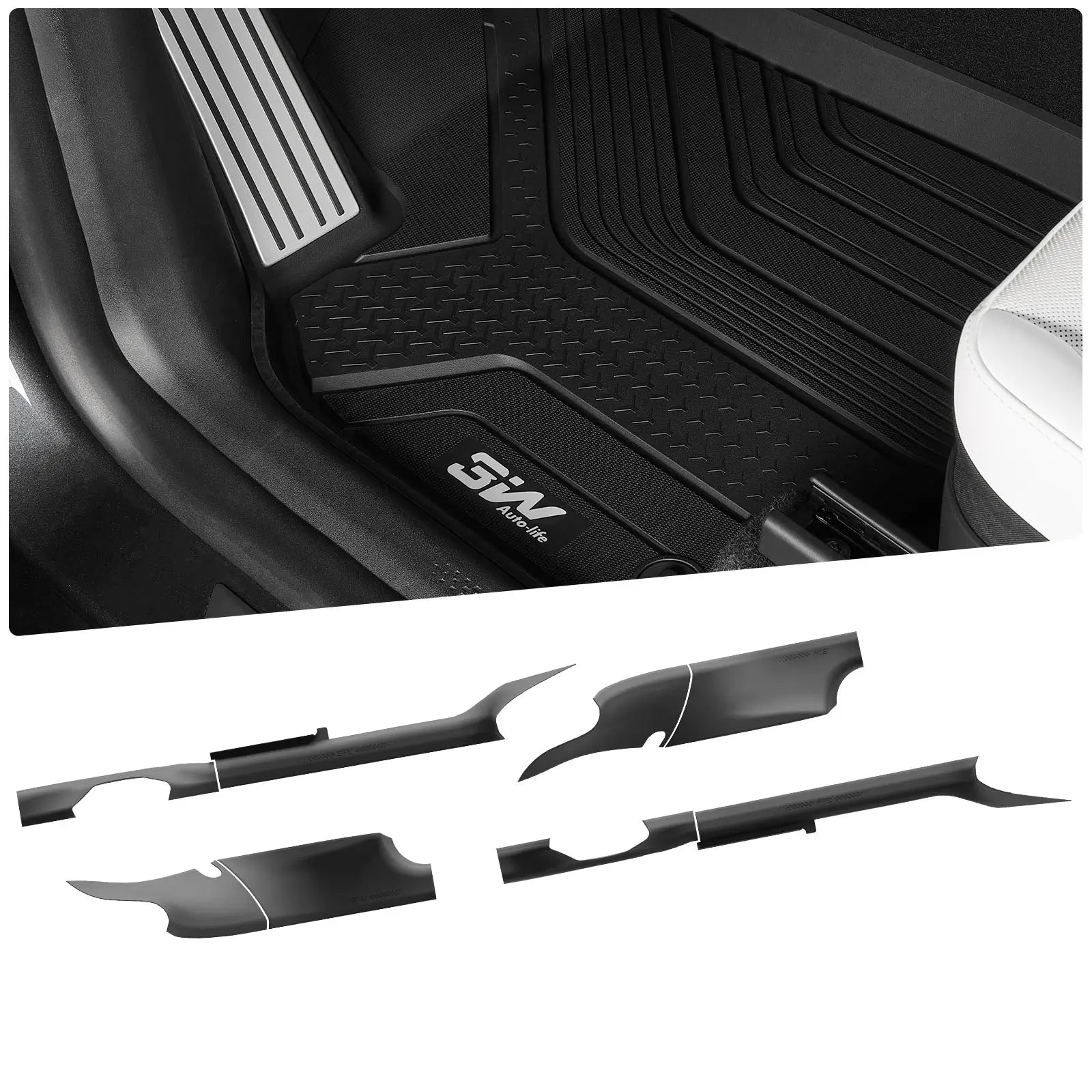 3W Car Door Sill Protector for Model Y Juniper 2025-2026 3Wliners AU