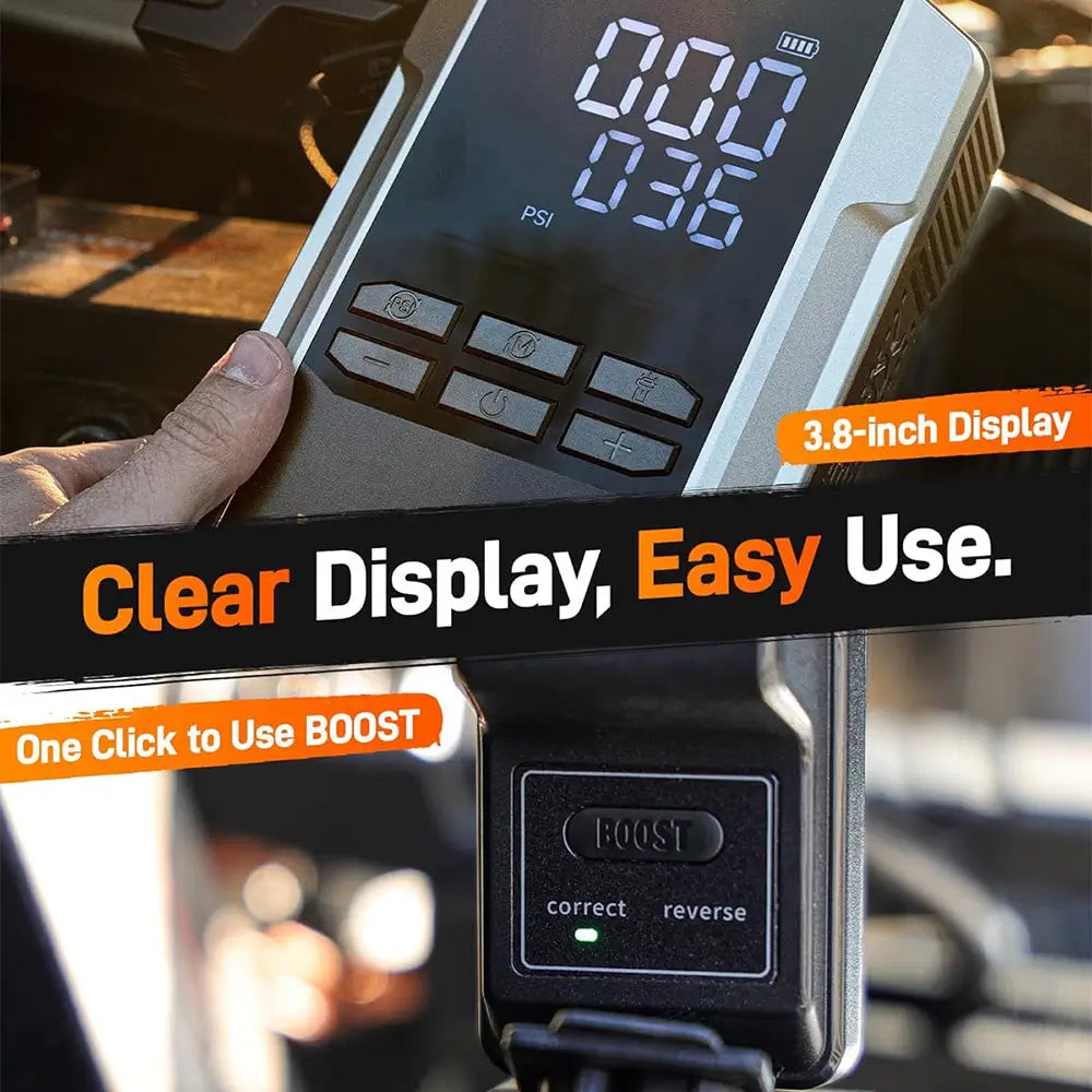 WOLFBOX MegaVolt16 Air Two-in-One Jumper Starter