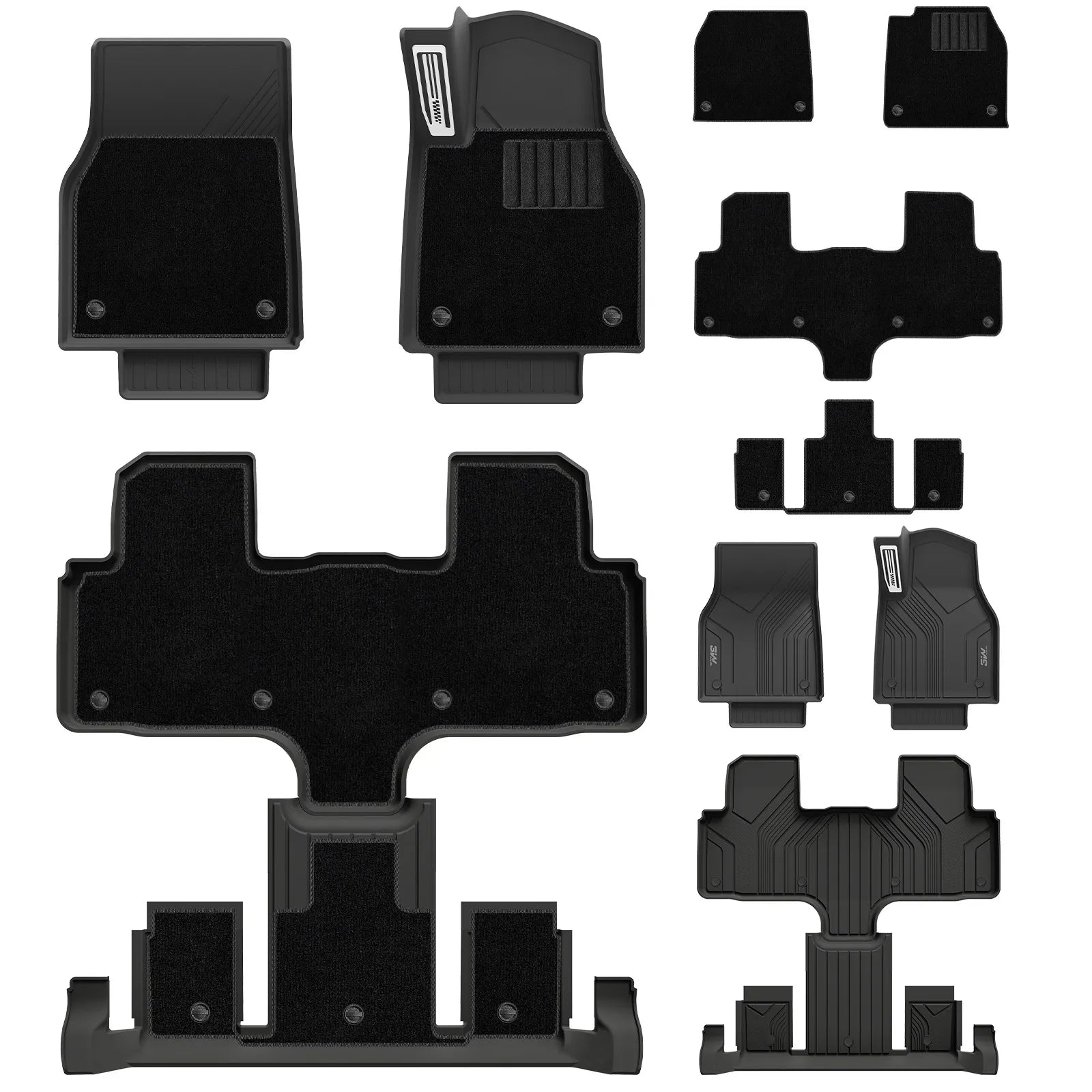 3W Custom Car Floor Mats All Weather Floor Liners for Tesla RHD 3Wliners AU