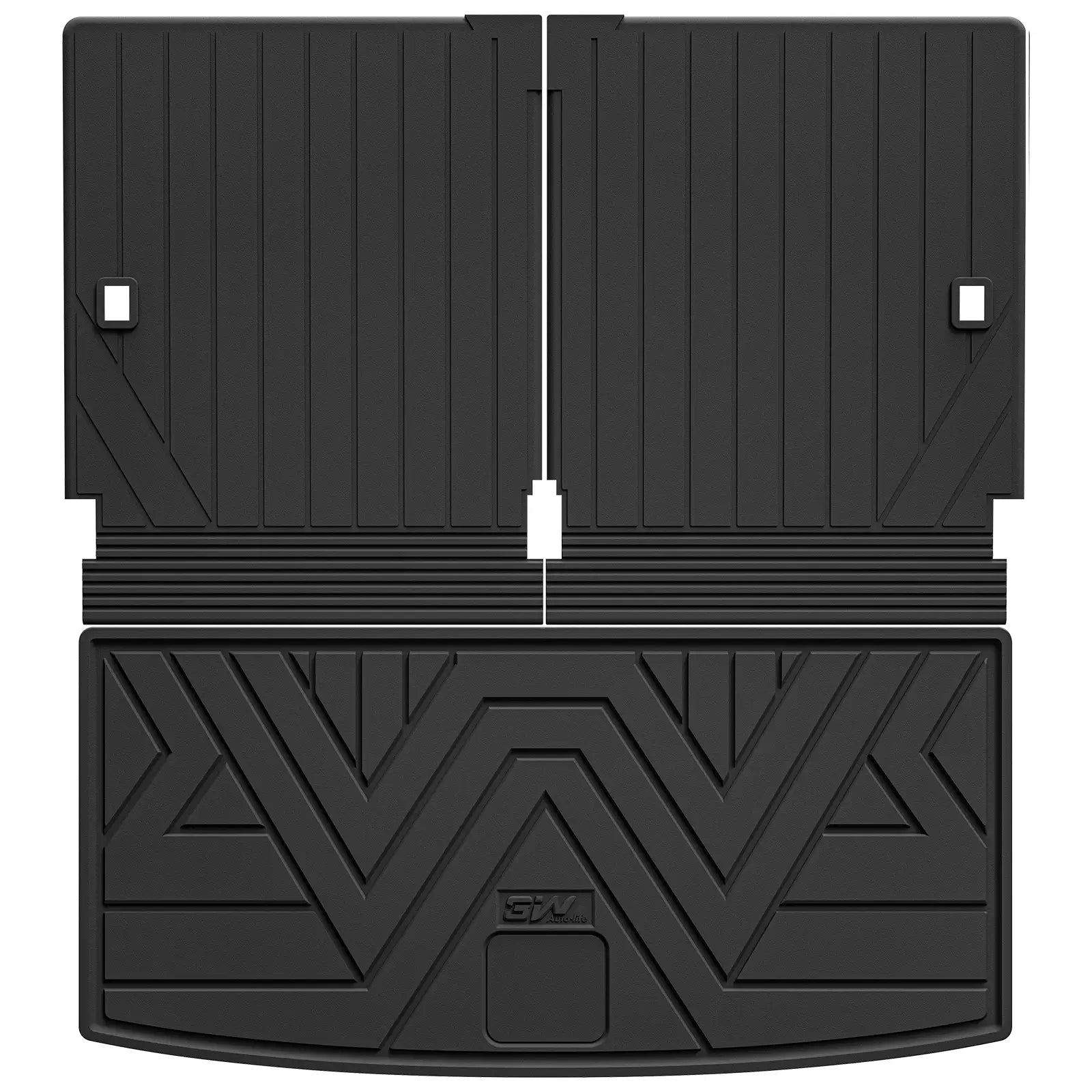 3W All Weather Boot Liners For Skoda Kodiaq Mk2 7 Seats 2024-2026