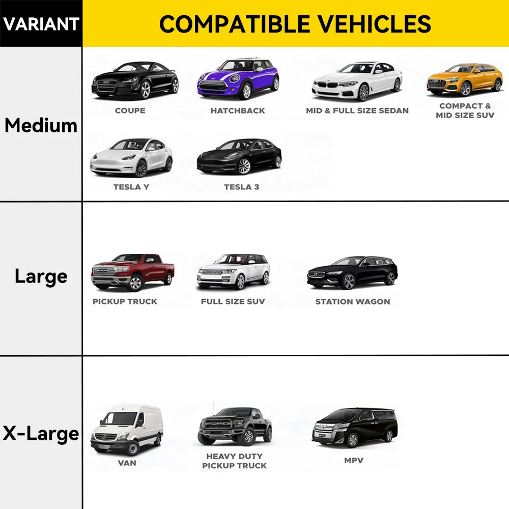 Graphene Thermal Windshield Cover for Ice & Snow - Universal Fit