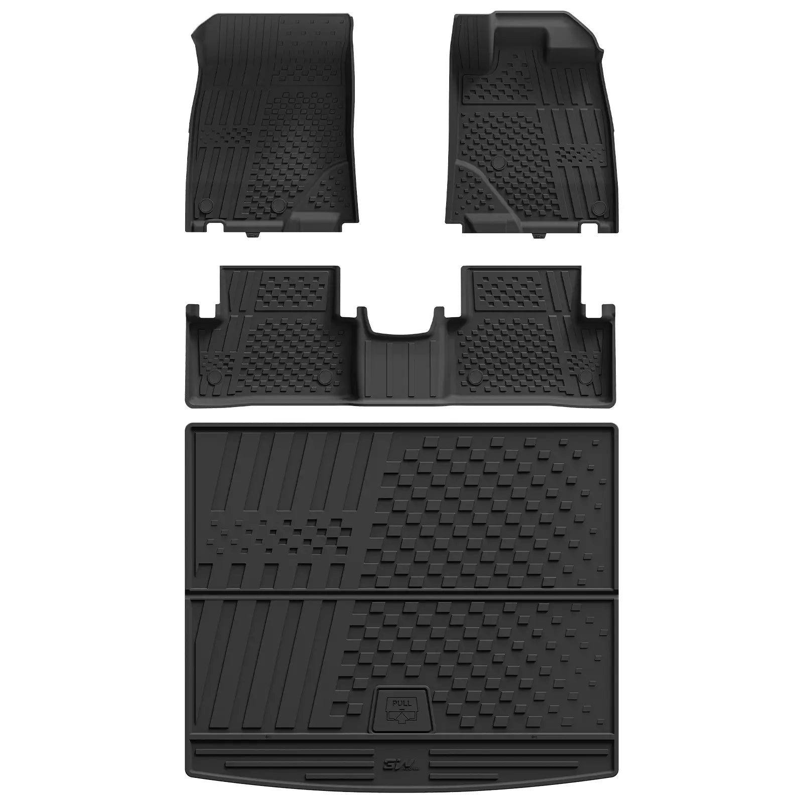 3W Custom All Weather Auto Mats for Peugeot 3008 2024-2025