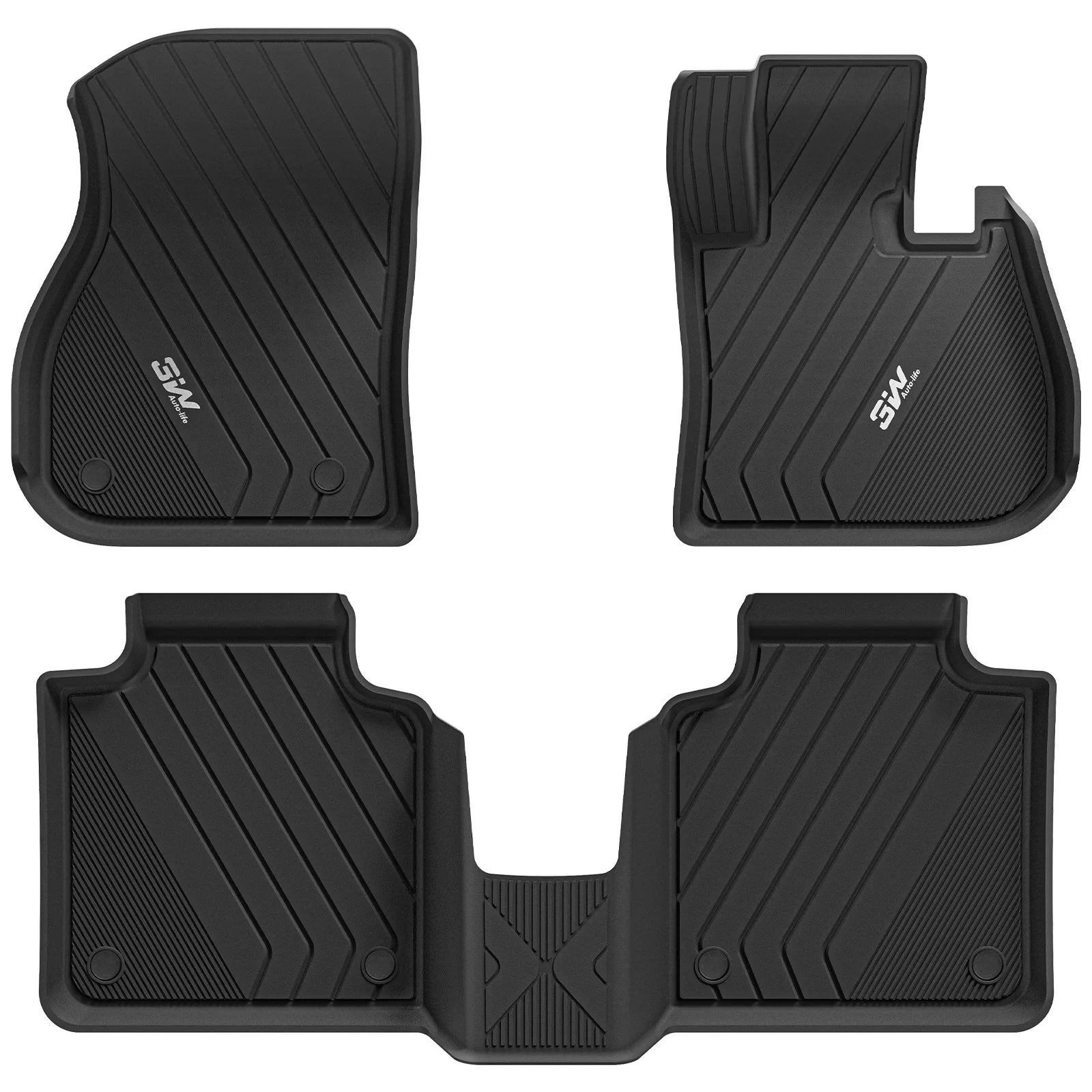 3W Custom All Weather Car Mats for BMW X1 2023-2026 U11 RHD (Not For 18d and xdrive 25e petrol hybrid)