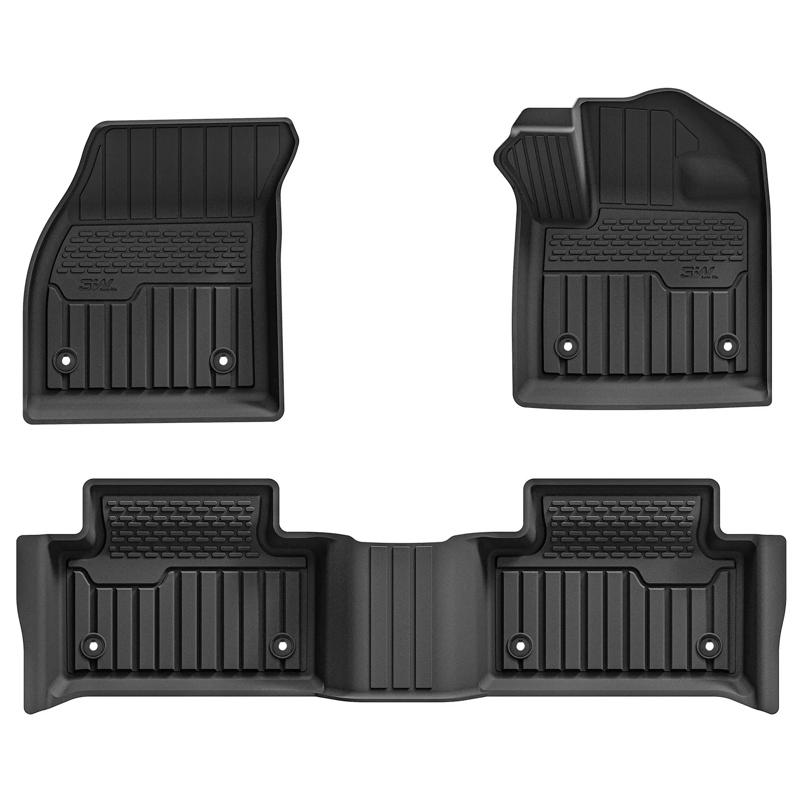 3W Custom All Weather Car Mats for New Range Rover Evoque 2021-2026 RHD (Not for manual transmission)