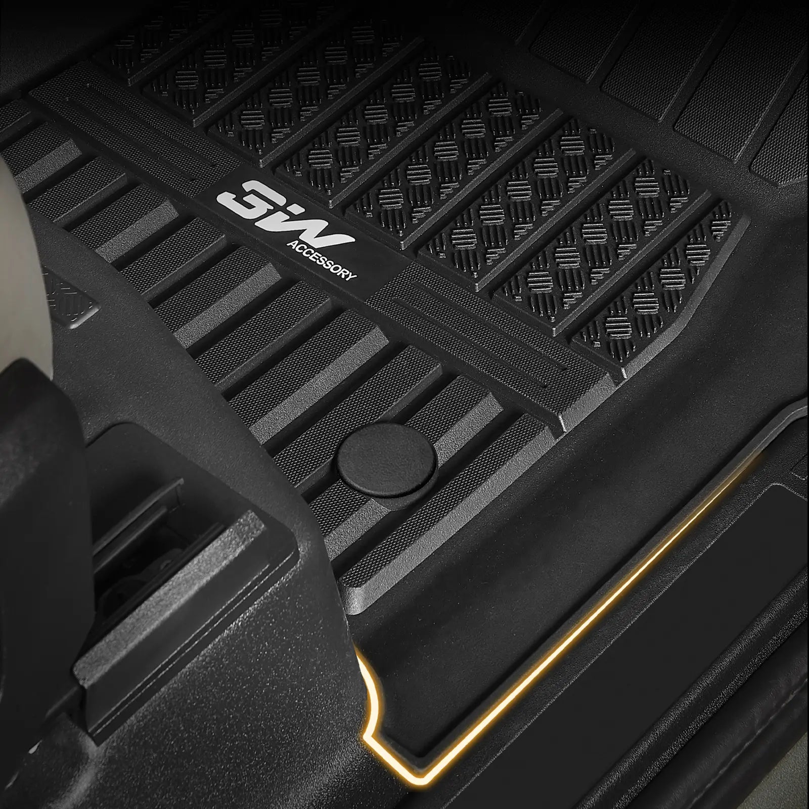 3W Double Layer Car Mats For Land Rover Defender 130 With Carpets 2020-2026 (Fit for 7 seater and 8 seater) RHD