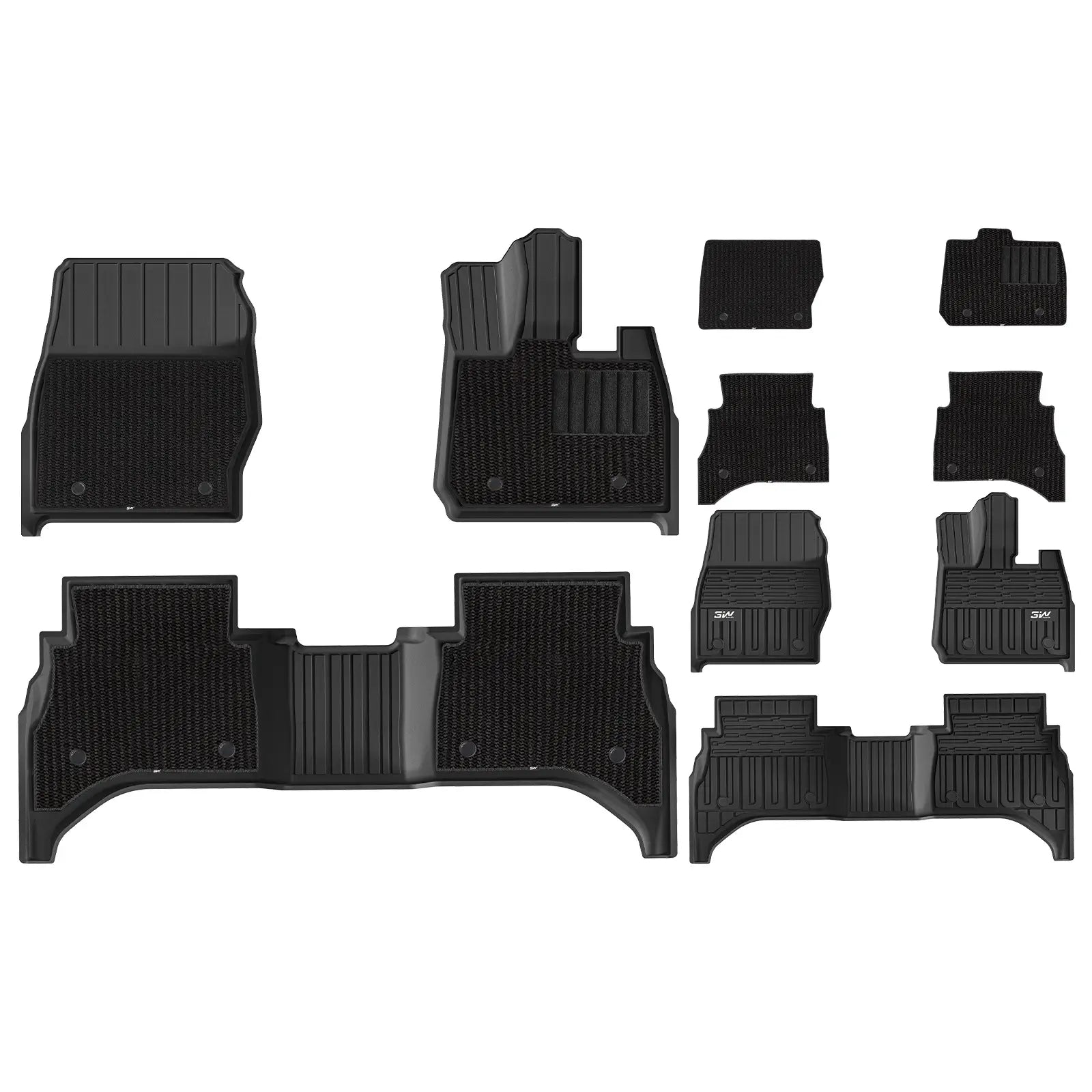 3W Double Layer Car Mats for Land Rover New Range Rover With Carpets 2022-2025