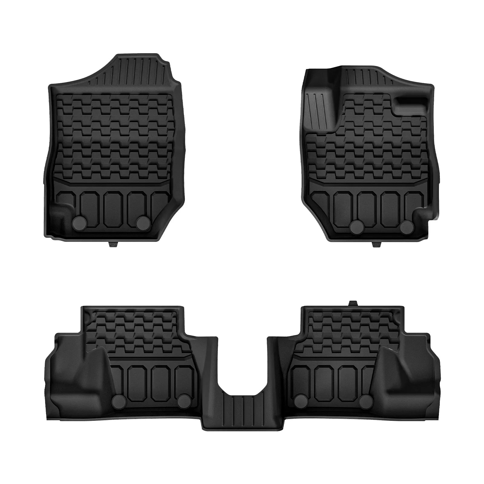 3W Car Floor Mats for Suzuki Jimny JB64W / JB74W 2019-2026 3 Doors RHD (For Automatic Transmission Only)