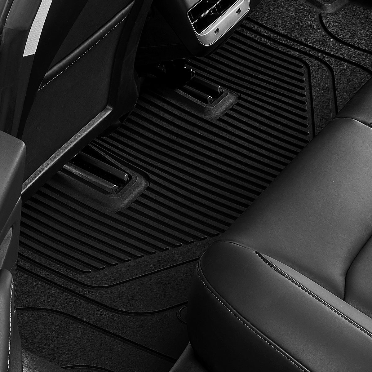 3W Double Layer Car Floor Mats for Tesla Model 3 With Carpets 2021-2023 RHD 3w