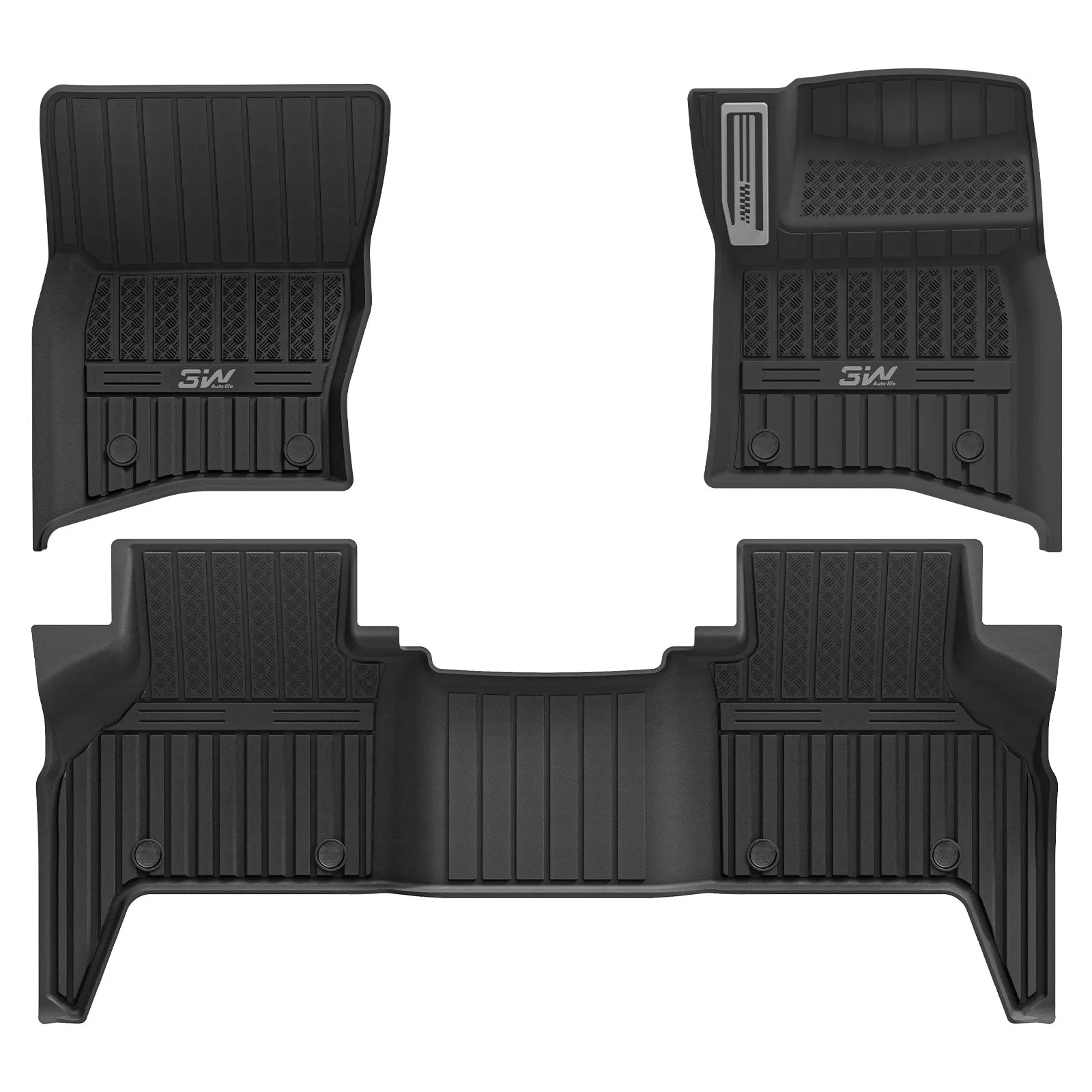 3W Car Floor Mats for Land Rover Defender 110 7-Seater 2020-2026 RHD 3Wliners AU