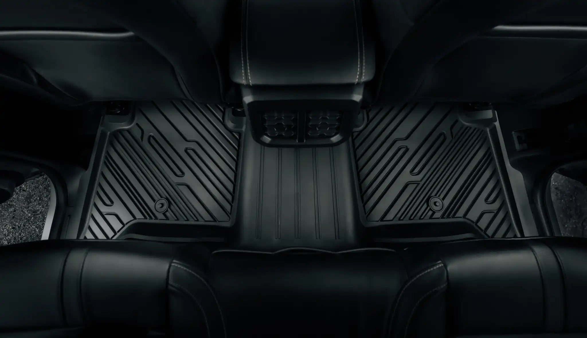 3W Double Layer Car Floor Mats for Ford Ranger T9/T6.2 With Carpets 2023-2026 RHD 3Wliners