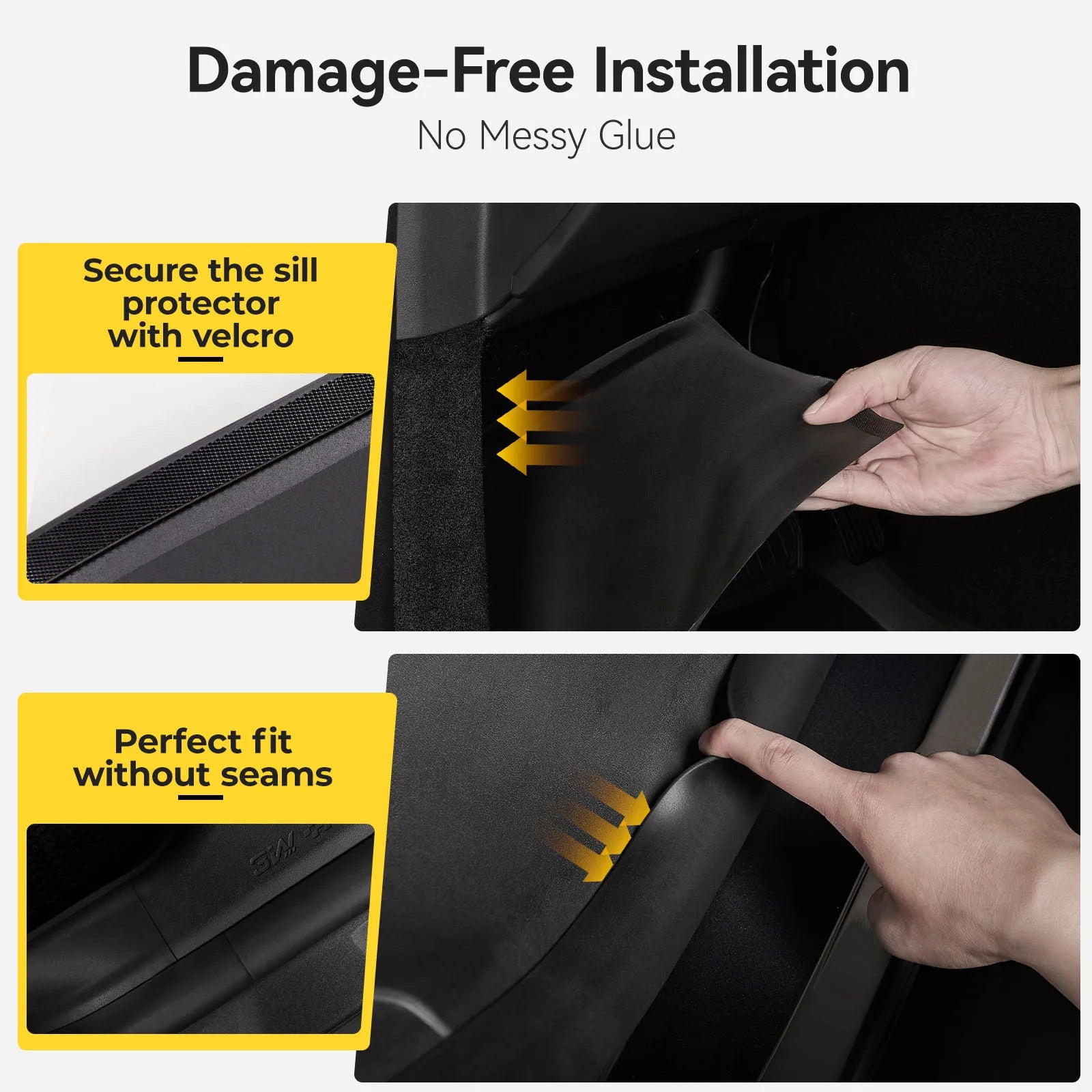 3W Car Door Sill Protector for Model Y L 2026 RHD 3Wliners AU