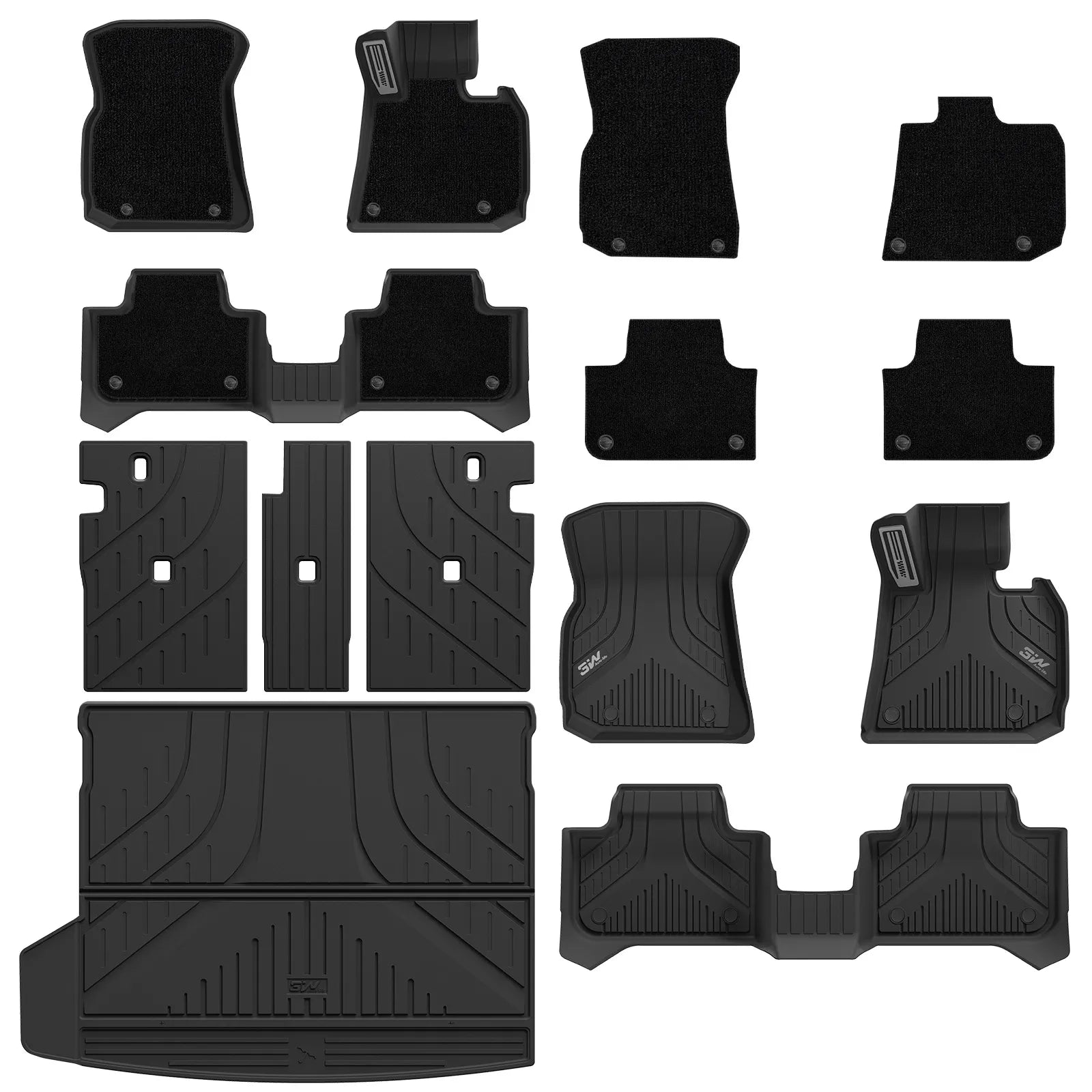3W Custom All Weather Car Mats for BMW X3 G45 2025-2026 RHD 3Wliners AU
