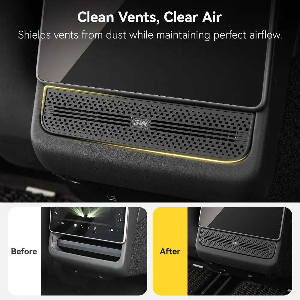 Air Freshener in Rear Vent for Tesla Model Y Juniper and Model 3 Highland