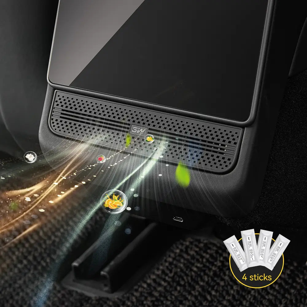 Air Freshener in Rear Vent for Tesla Model Y Juniper and Model 3 Highland