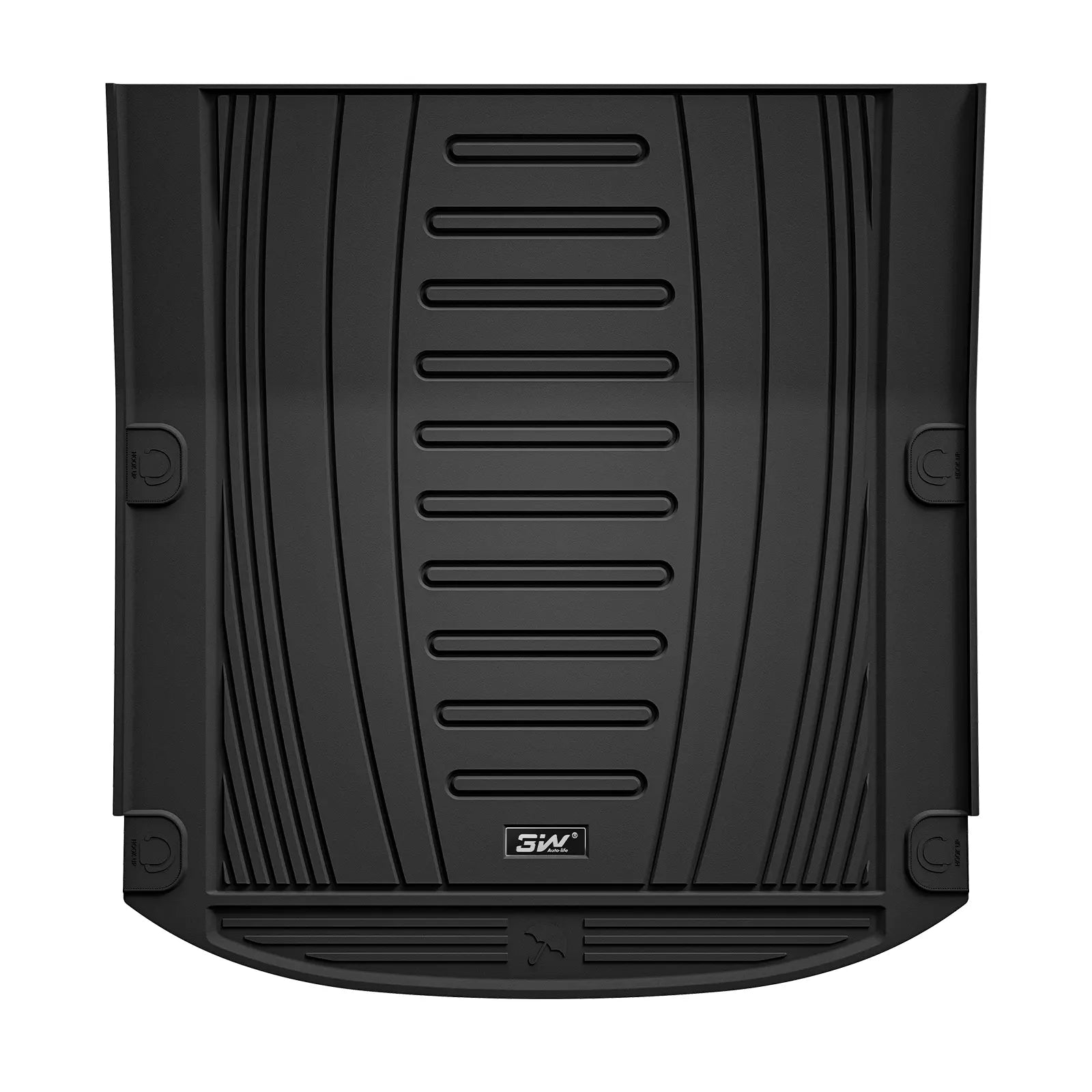 3W Custom All Weather Trunk Mats for Audi A4 S Sedan B9 8W 2016-2026