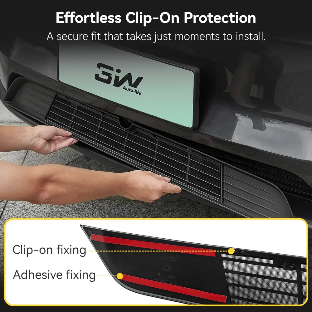 Front Bumper Bug Protection Mesh Grill for Tesla Model Y Juniper