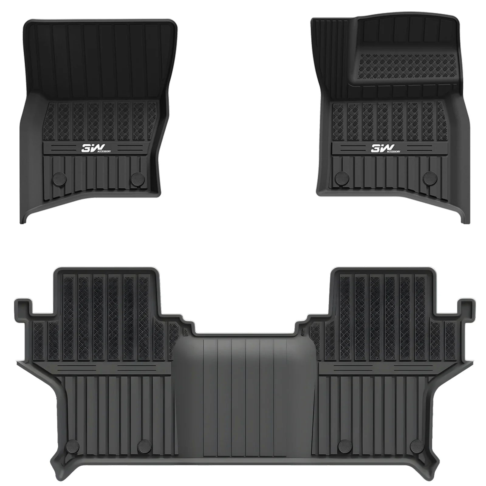 3W Custom All Weather Car Mats for Land Rover Defender 90 2020-2026 RHD