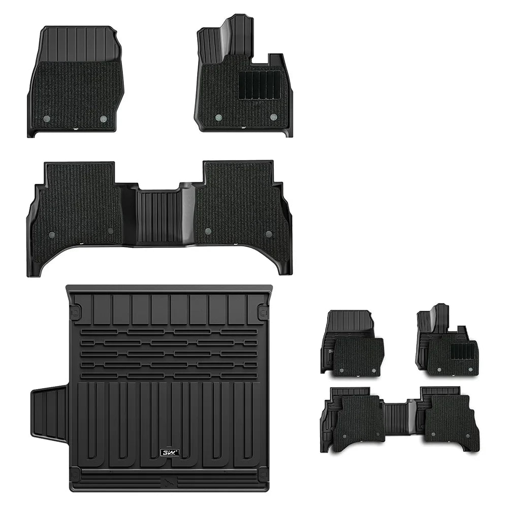 3W Double Layer Car Mats For Land Rover New Range Rover SE/HSE With Carpets 2022-2026 RHD