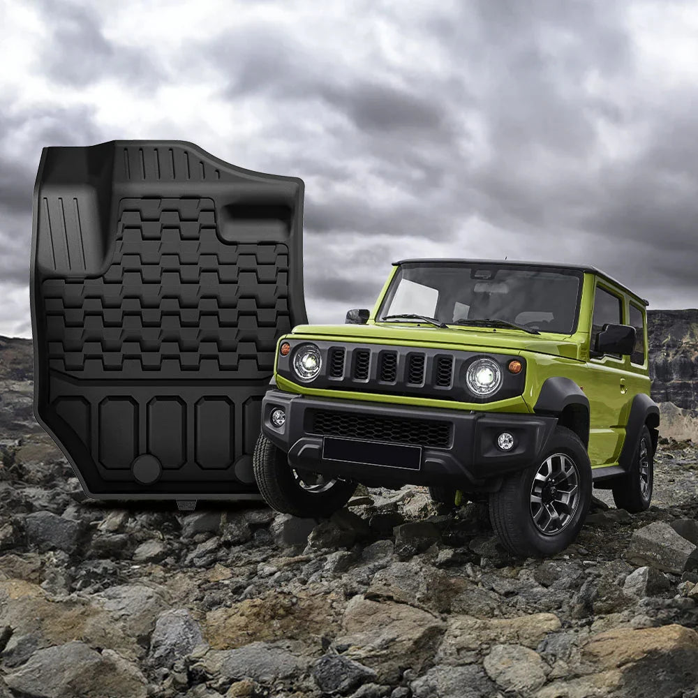 3W Car Floor Mats for Suzuki Jimny JB64W / JB74W 2019-2026 3 Doors RHD (For Automatic Transmission Only) 3Wliners AU