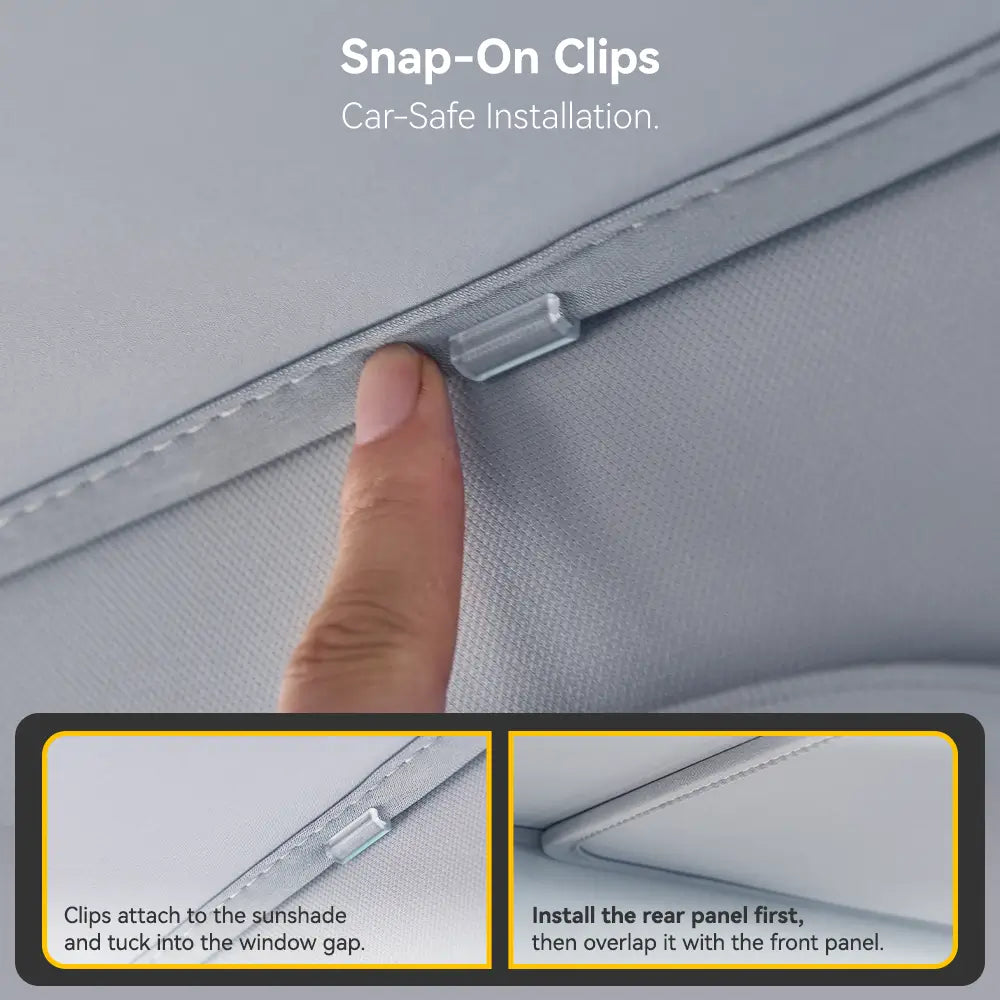 UV Heat Insulation Foldable Car Sunshade for Tesla Model Y Juniper