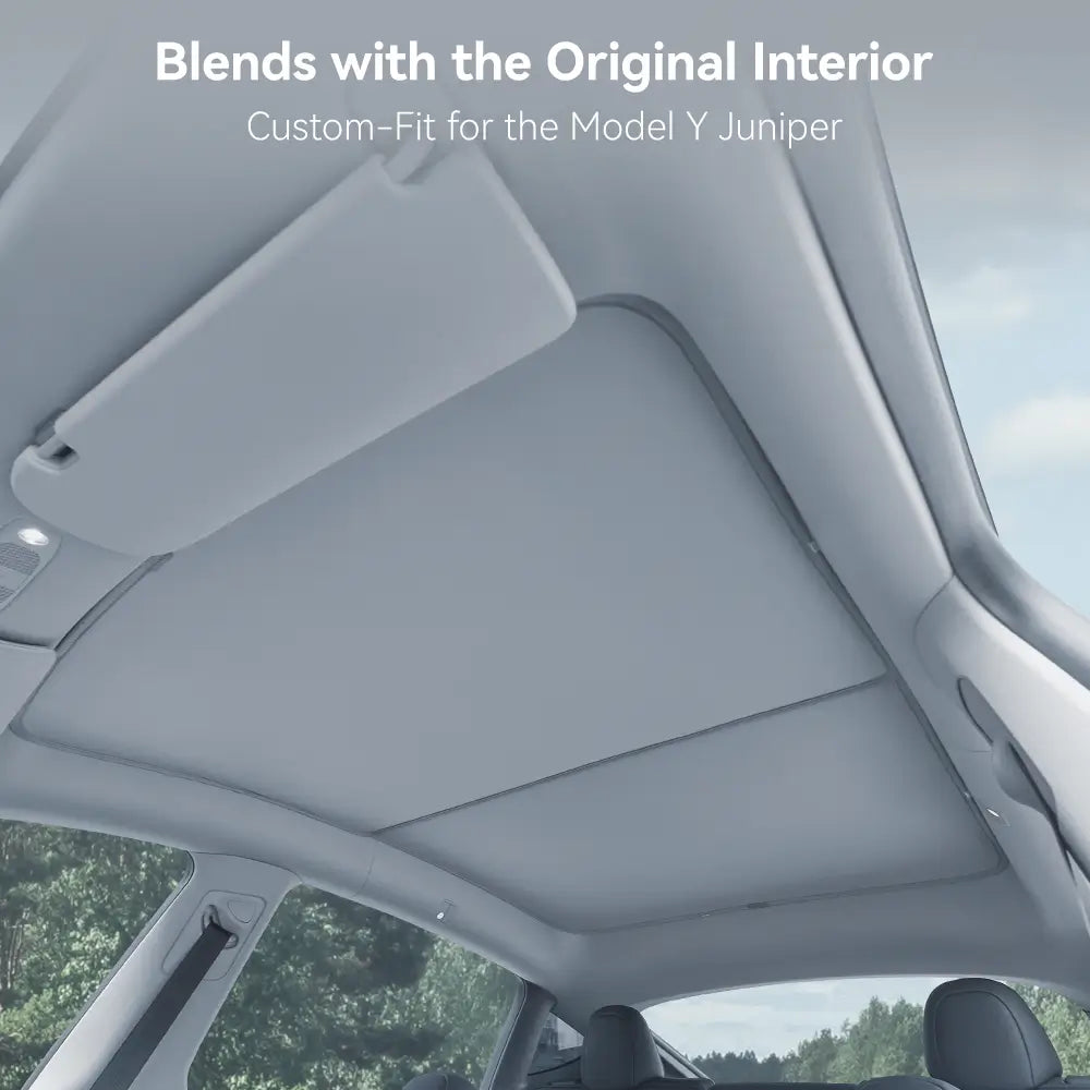 UV Heat Insulation Foldable Car Sunshade for Tesla Model Y Juniper