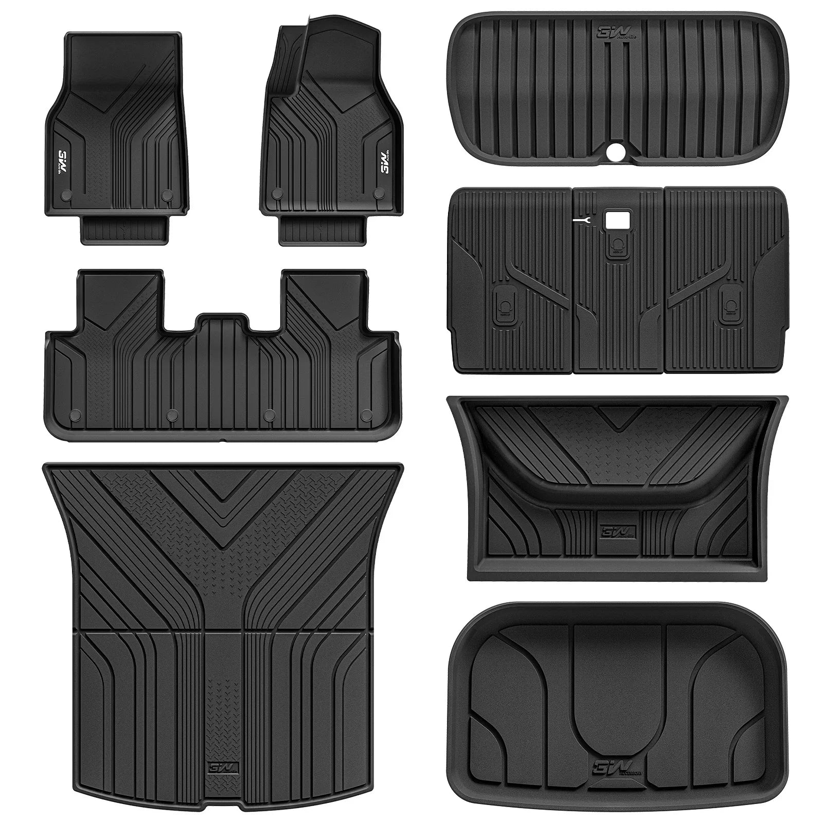 3W All Weather Auto Mats For Tesla Model Y Juniper Premium / Performance 2025-2026 RHD