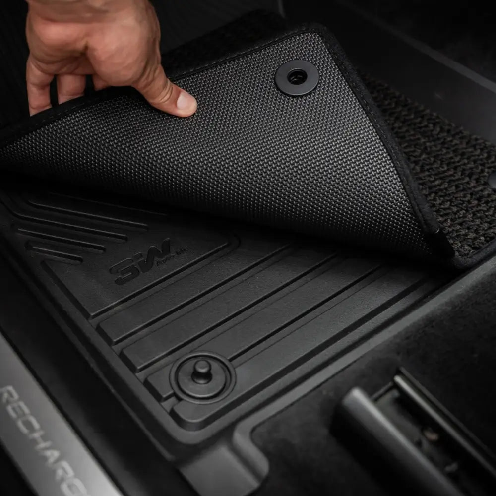 3W Double Layer Car Mats for Volvo XC60 With Carpets 2019-2026 RHD 3w