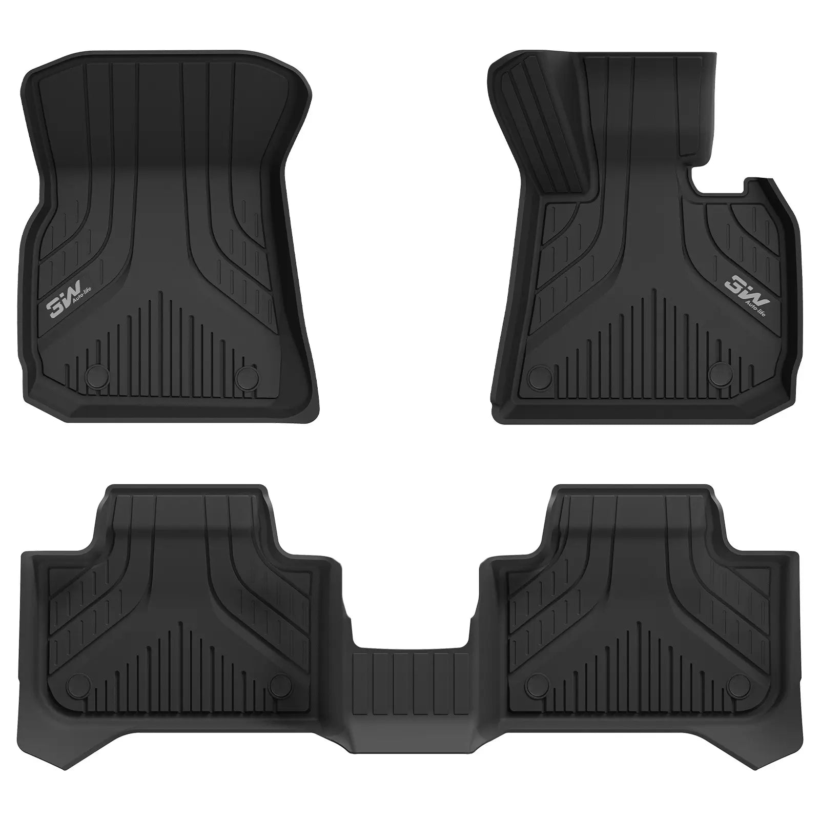 3W Custom All Weather Car Mats for BMW X3 G45 2025-2026