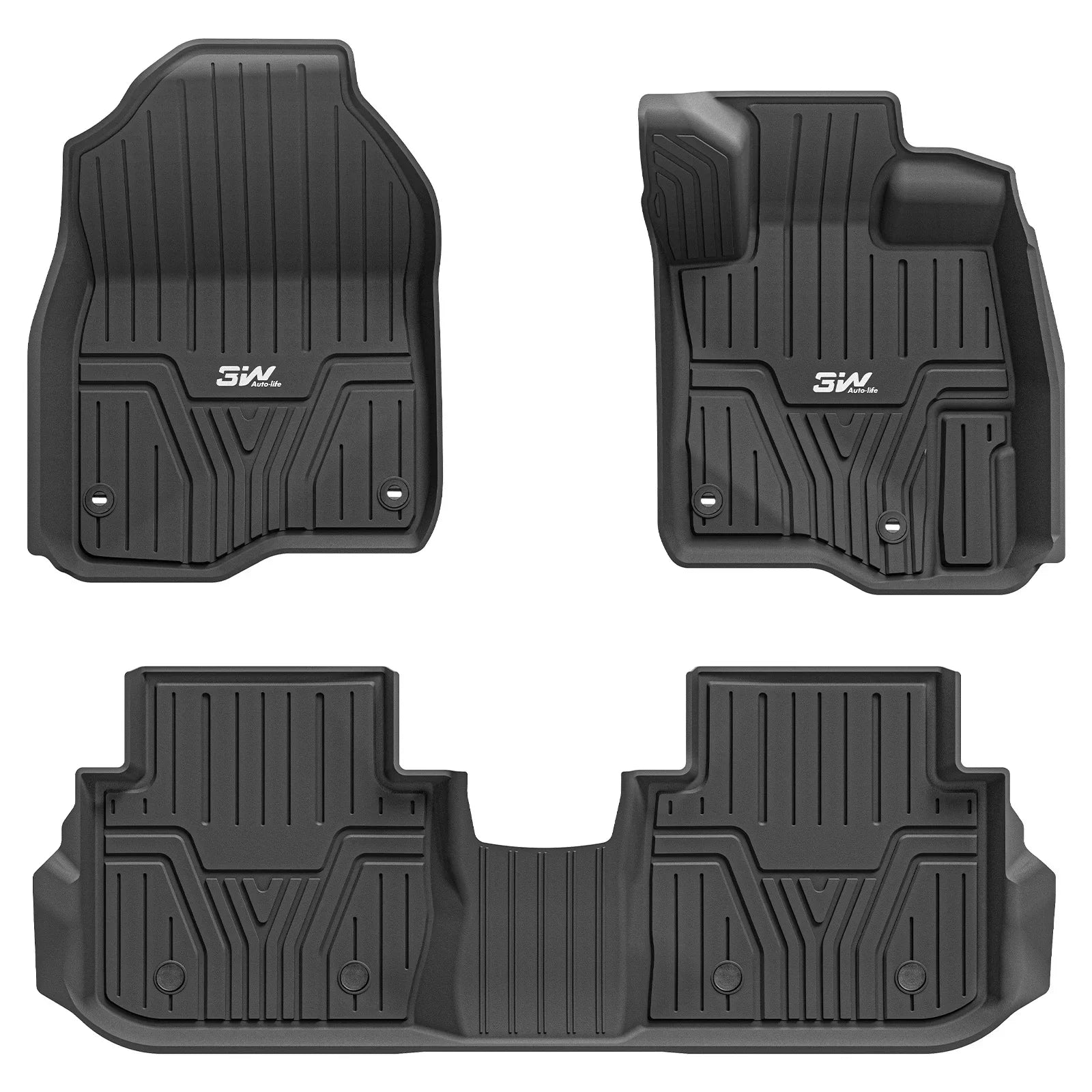 3W All Weather Car Mats For Honda CR-V Sixth 2023-2026
