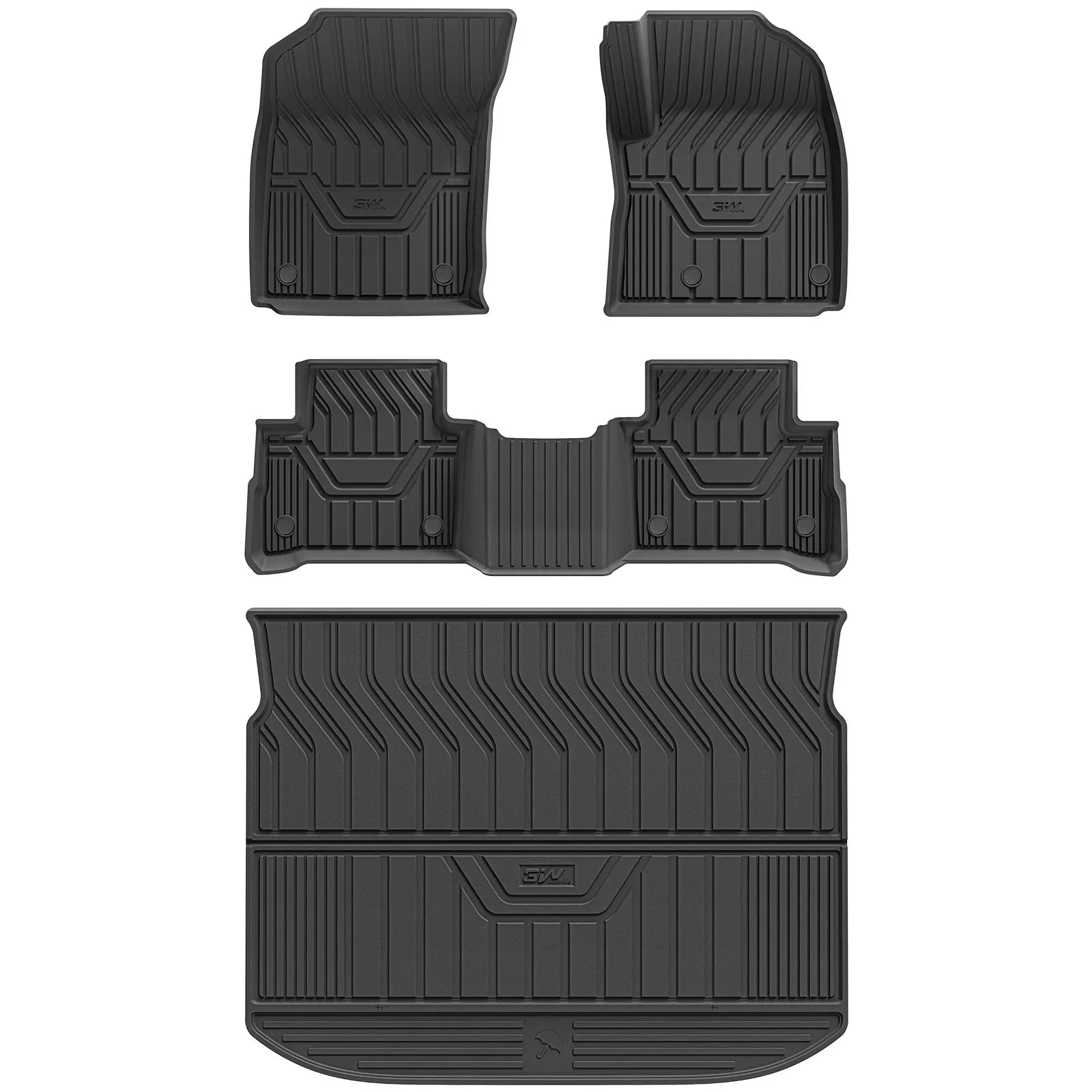 3W All Weather Car Mats For Nissan Qashqai 2021-2026 RHD【Not For E-power and J11】 3Wliners AU