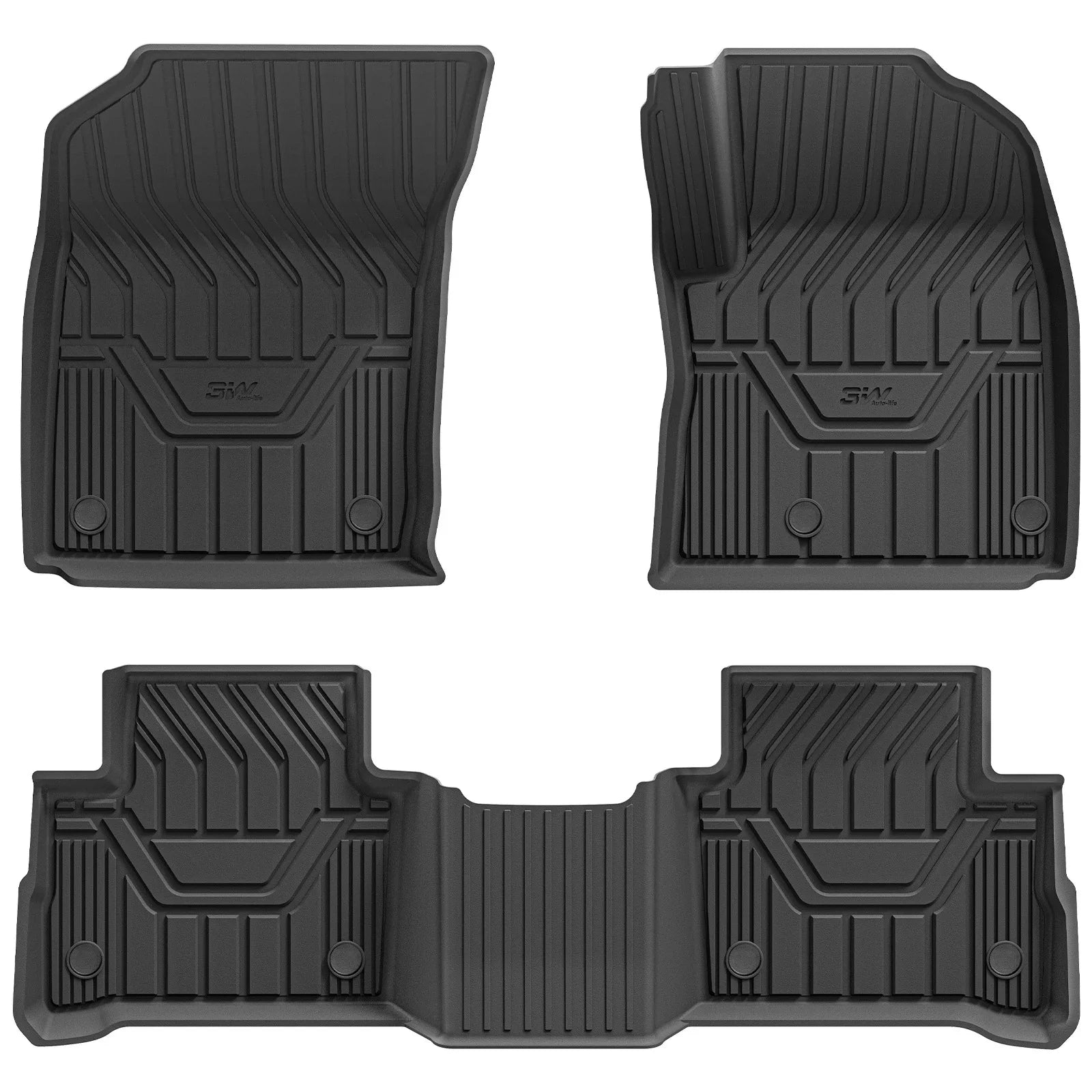 3W All Weather Car Mats For Nissan Qashqai 2021-2026 RHD【Not For E-power and J11】