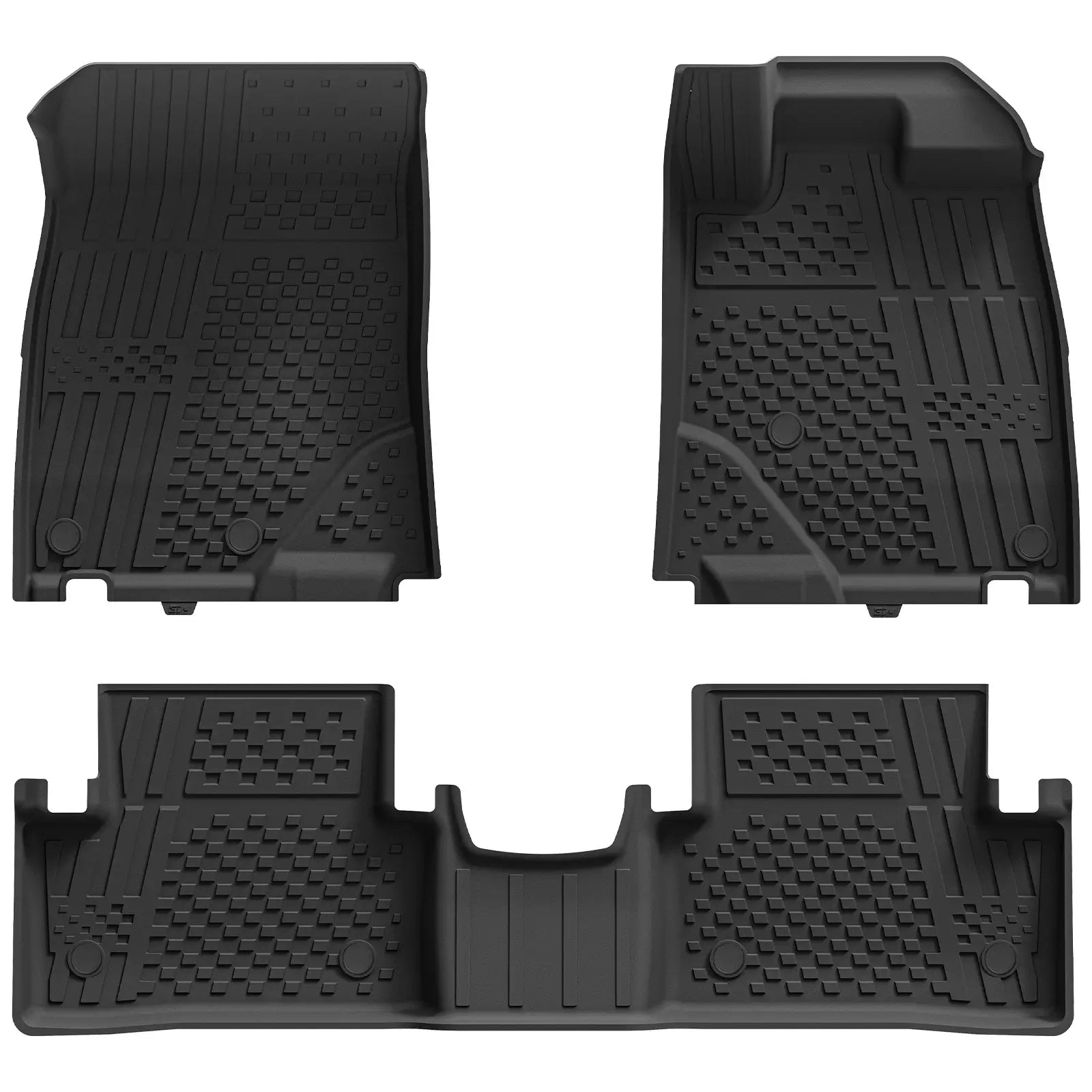 3W Custom All Weather Auto Mats for Peugeot 3008 2024-2025