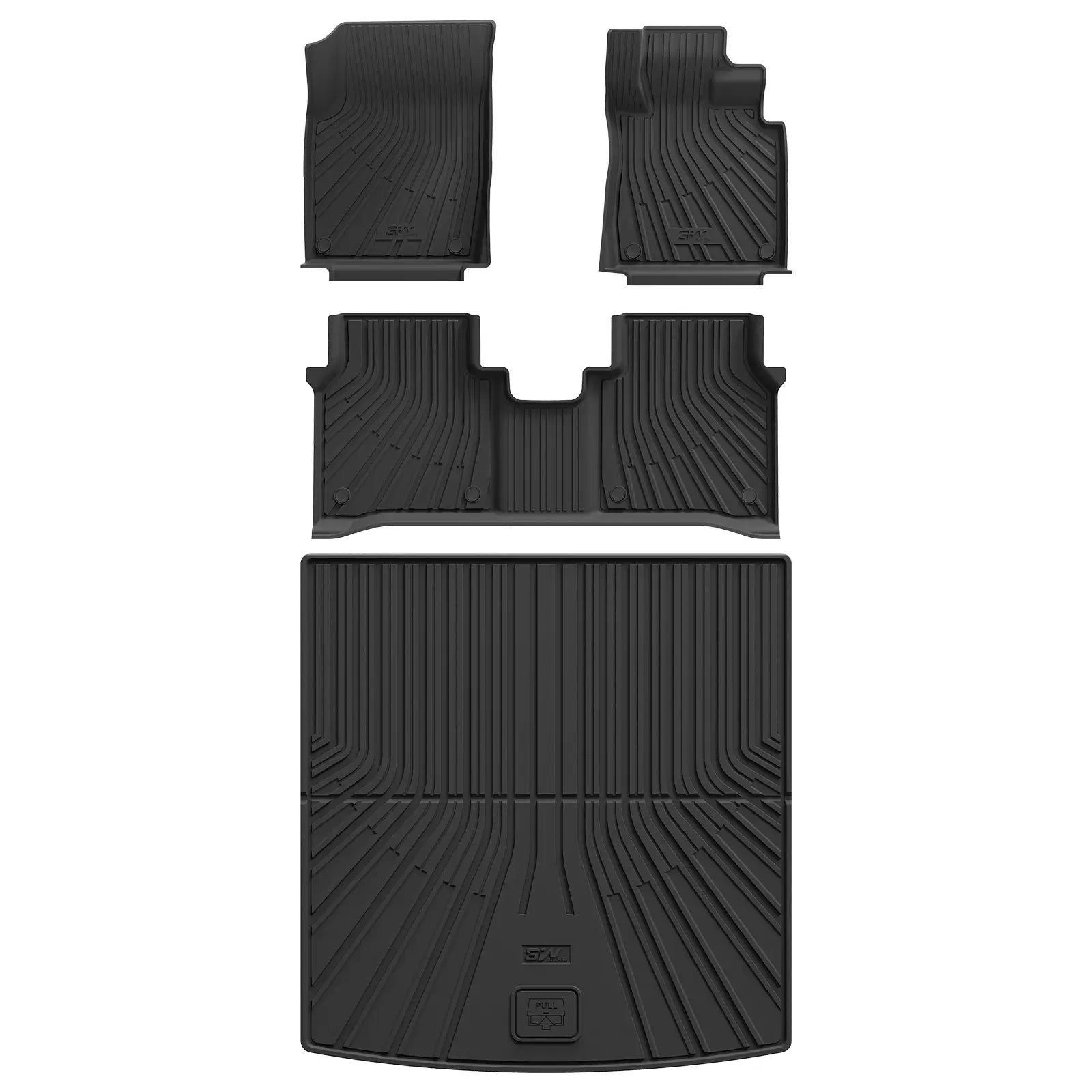 3W Custom All Weather Car Mats for Volkswagen ID.7 2024-2025