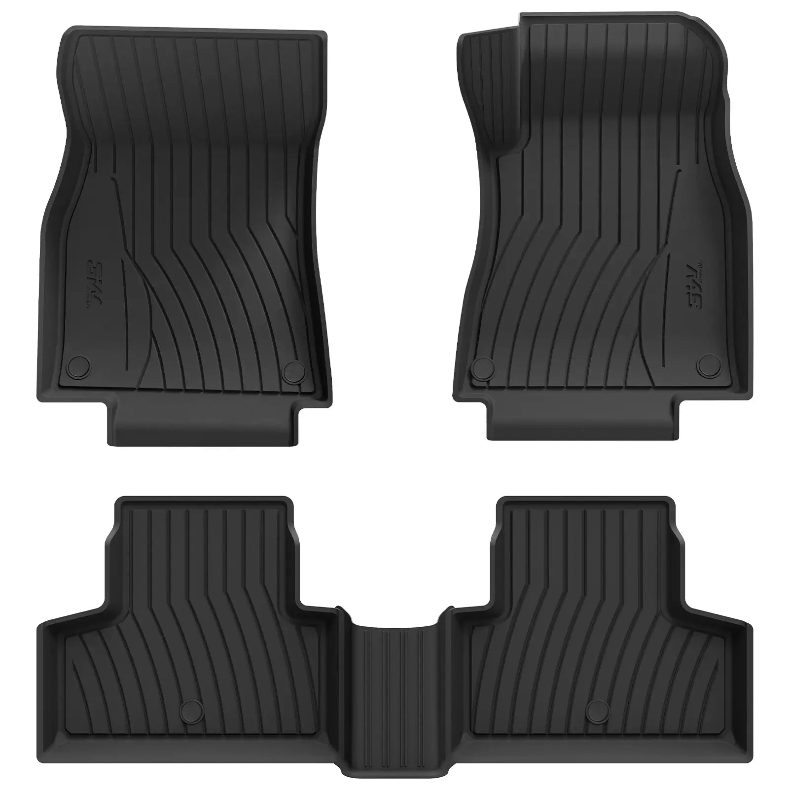 3W All Weather Car Mats For Mercedes Benz GLB 2021-2025