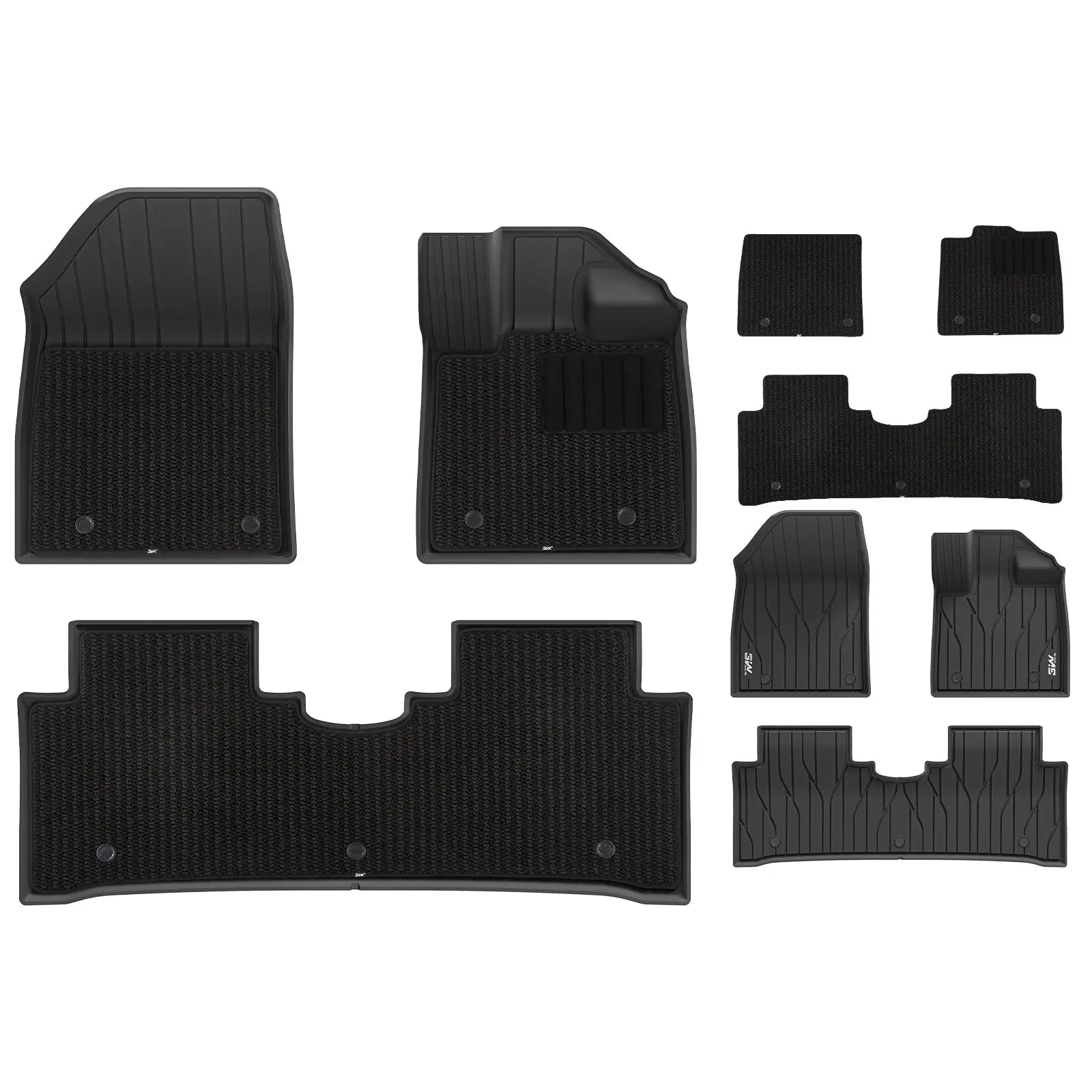 3W Double Layer Car Mats For BYD ATTO 3 Yuan Plus With Carpets 2022-2026