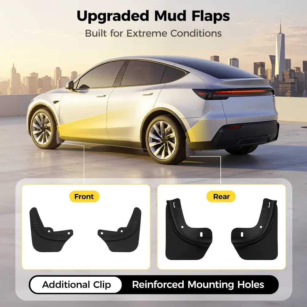 Mud Flaps For Tesla Model Y Juniper (4pcs)