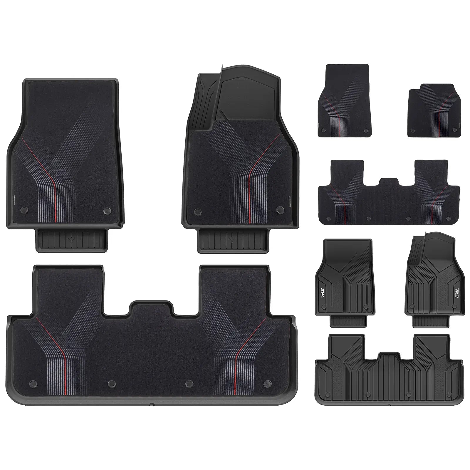 3W All Weather Auto Mats For Tesla Model Y Juniper Premium / Performance 2025-2026 RHD